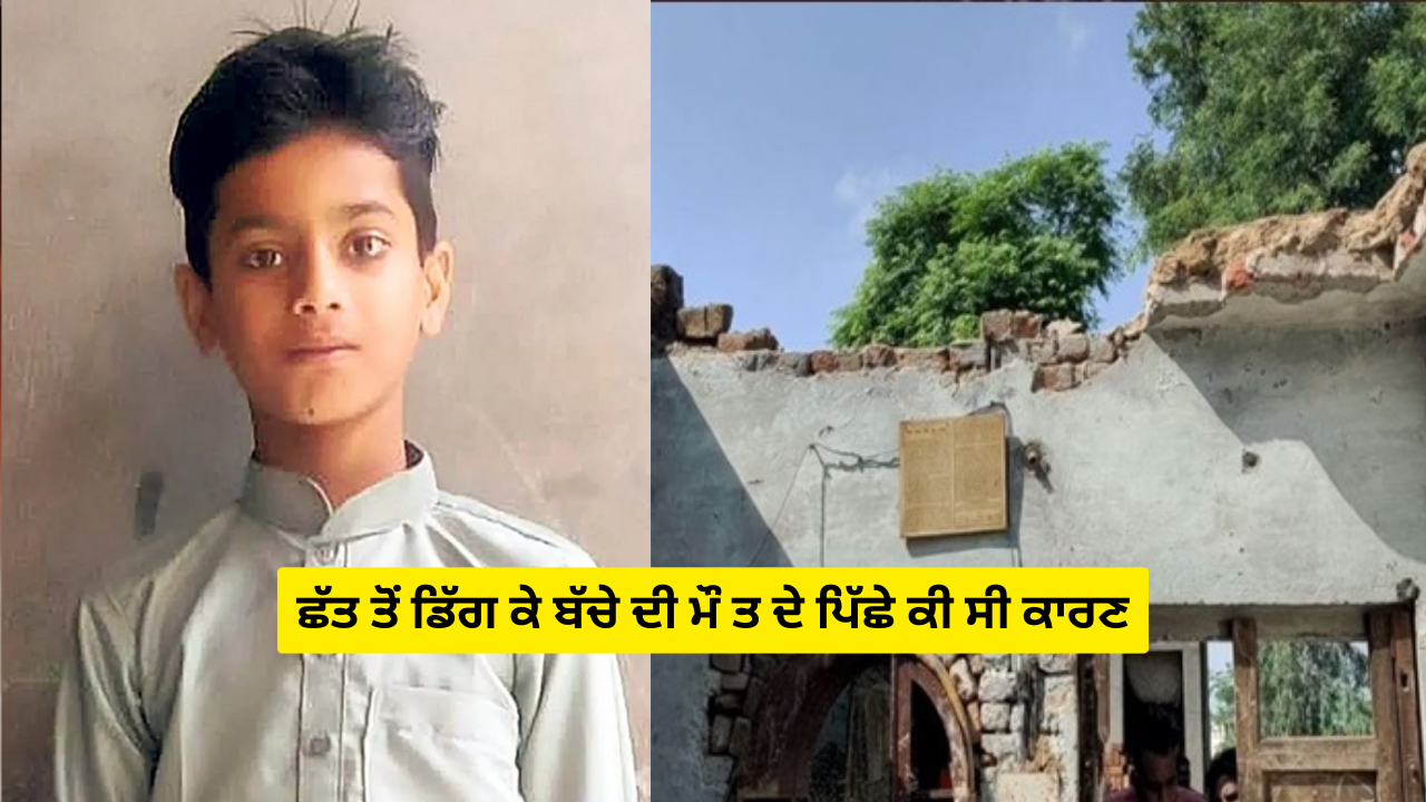 ਛੱਤ ਤੋਂ ਡਿੱਗ ਕੇ ਬੱਚੇ ਦੀ ਮੌ ਤ ਦੇ ਪਿੱਛੇ ਕੀ ਸੀ ਕਾਰਣ